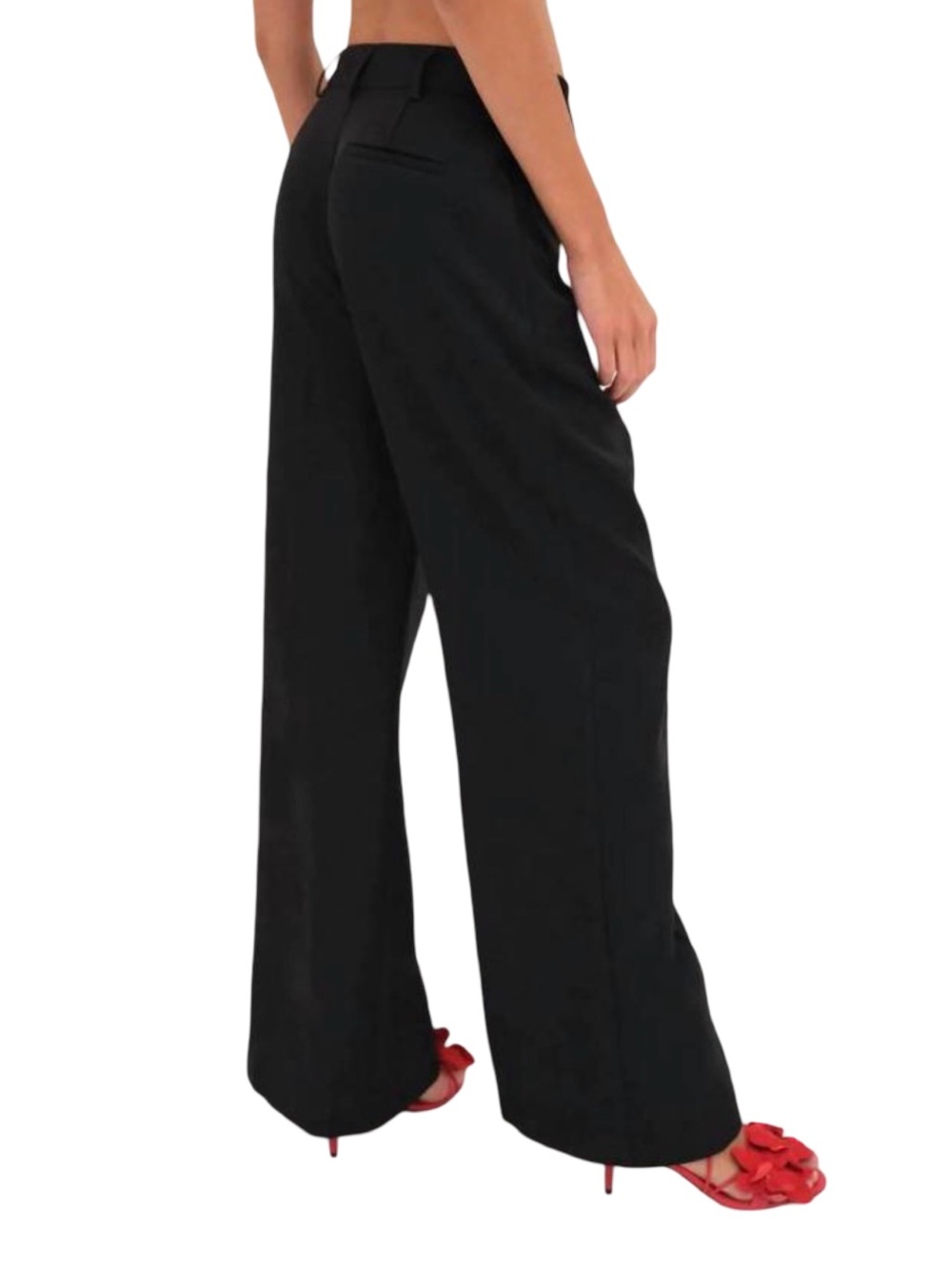 For Love and Lemons Black Shannon Palazzo Pants Size Medium